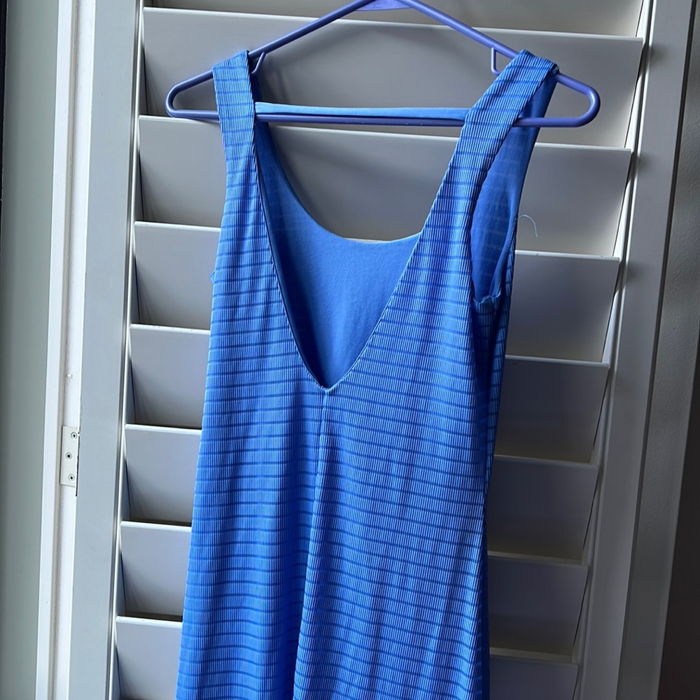 Periwinkle High-Low Deep Back Sundress - Picture 5 of 7